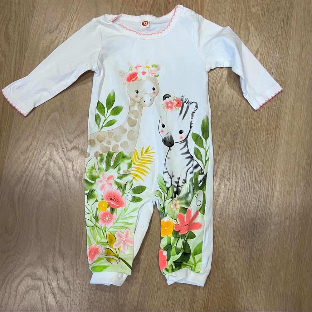 Floral Safari Kids One Piece